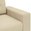 vidaXL | Loveseat | met kussen Cr&egrave;me Stof