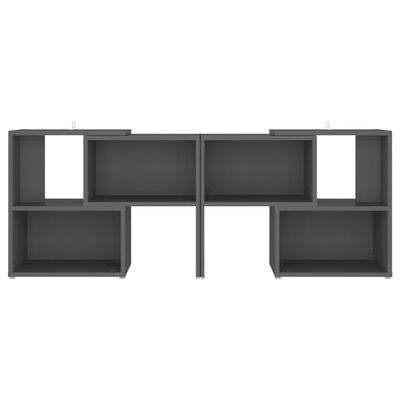 vidaXL Tv-meubel meubel 104x30x52 cm spaanplaat grijs