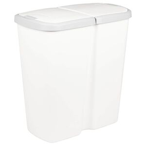 vidaXL Afvalbak Wit 48,5 x 28 x 51 cm PP