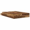 vidaXL Opbergbedframe met lade met opslag Oud Hout 135 cm Bewerkt hout