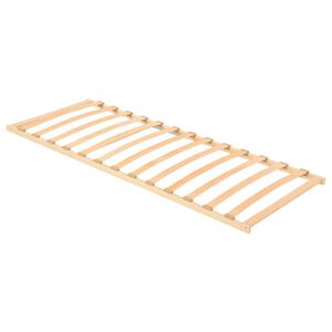 vidaXL Lattenbodem Bruin 70 x 190 cm Massief beukenhout