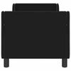 vidaXL Peuterbedframe met hoofdbord Zwart 70 x 140 cm Fluweel