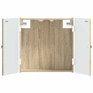vidaXL Dartbord Kabinet BREDA Sonoma Eiken 52,5 x 10,5 x 53,5 cm