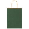 vidaXL Papieren zakken 50 st met hengsels 21x11x28 cm groen