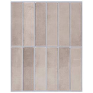 vidaXL Rechthoekige Tegel 20 st Beige Koffie 29 x 23 x 0,08 cm