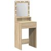 vidaXL Plafondtafel Sonoma Eiken 50 x 41 x 135 cm Bewerkt hout