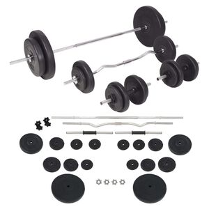 vidaXL Halterset 90 kg