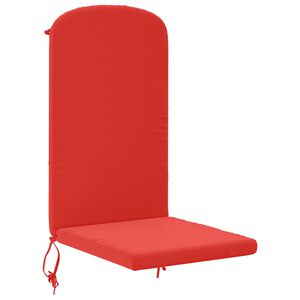 vidaXL Adirondack stoelkussen GEMERT 100% Polyester Rood