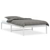 vidaXL Bedframe metaal wit 100x190 cm