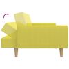 vidaXL Slaapbank 2-zits stof groen