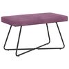 vidaXL Bank Paars 80 x 40 x 45 cm fluweel