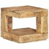 vidaXL Salontafel 45x45x40 cm massief mangohout