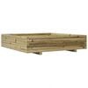 vidaXL Plantenbak 110x110x26,5 cm ge&iuml;mpregneerd grenenhout