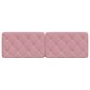 vidaXL Hoofdbordkussen 160 cm fluweel roze
