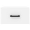 vidaXL Nachtkastjes 2 st wandgemonteerd 35x35x20 cm wit
