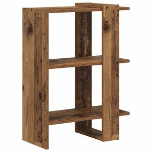 vidaXL Boekenkast 2-laags 52 x 25 x 71,5 cm Bewerkt hout Oudhout