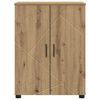 vidaXL Badkamer Kast met opslag Artisan Eiken 60 x 35 x 80 cm