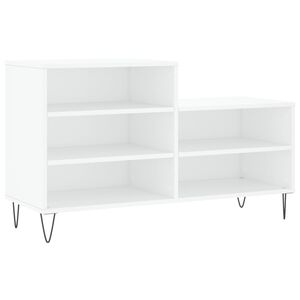 vidaXL Schoenenkast 102x36x60 cm bewerkt hout wit