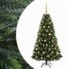vidaXL Kunstkerstboom met Ballen 120 cm 150 LED's Warmwit