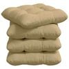 vidaXL Zitkussens 4 pcs Katoen Stof Grijs groen 40 x 40 cm