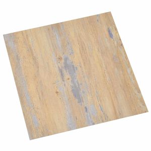 vidaXL Zelfklevende Vloerplanken Bruin en Grijs 30,5 x 30,5 cm 20 st