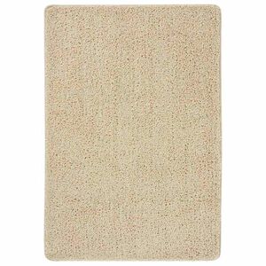 vidaXL Vloerkleed shaggy anti-slip 120x170 cm cr&egrave;mekleurig