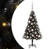vidaXL Kerstboom Zwart 120 cm PVC
