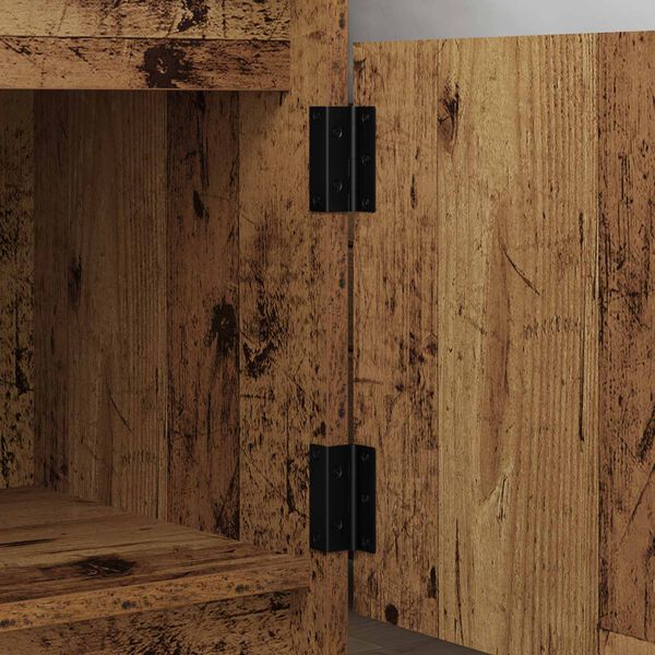 vidaXL Scharnier 537 pcs Zwart 38 x 17 x 60 mm IJzer