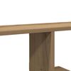 vidaXL Tv-wandschap 125x18x23 cm bewerkt hout artisanaal eikenkleurig