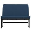 vidaXL Bankje 100x75x76 cm stof blauw