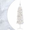 vidaXL Smalle kunstkerstboom met kerstballen 150 cm 150 LED's Warmwit