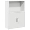 vidaXL Boekenkast 60x24x85 cm bewerkt hout wit