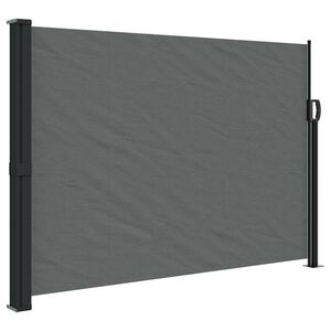 vidaXL Uitschuifbaar zijluifel antraciet 140x500 cm