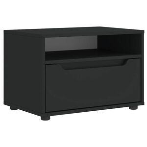 vidaXL Tv-meubel VISNES 60x40x38 cm bewerkt hout zwart