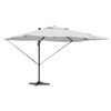 vidaXL Cantilever Roma parasol Beige en zwart 352 x 251 x 265 cm