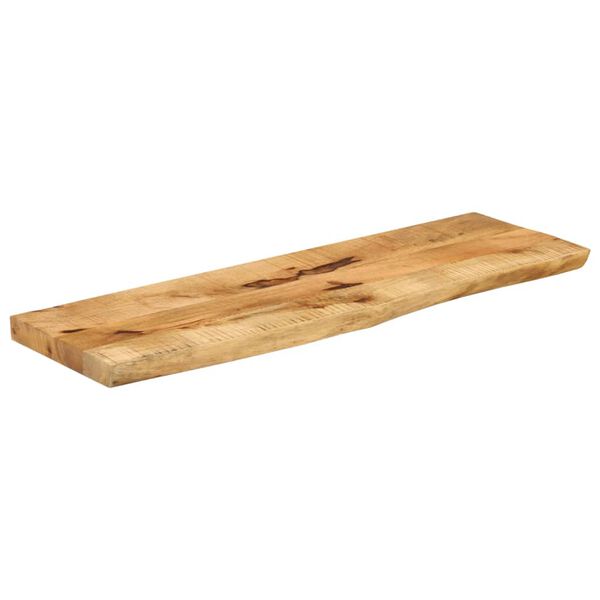 vidaXL Tafelblad met natuurlijke rand 110x20x2,5 cm massief mangohout