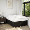 vidaXL Bedframe zonder matras 120x190 cm stof zwart