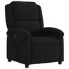 vidaXL Relaxfauteuil Zwart Fluweel