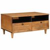 vidaXL Salontafel Licht Bruin 80 x 54 x 40 cm Bewerkt hout