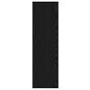 vidaXL Schoenenkast 2 pcs Zwart Eiken 60 x 18 x 60 cm Bewerkt hout