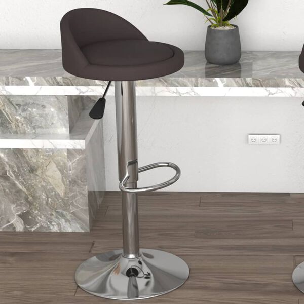 vidaXL Barkruk kunstleer bruin