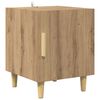 vidaXL Nachtkastje Artisan Eiken 40 x 40 x 50 cm Bewerkt hout