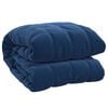vidaXL Verzwaringsdeken 137x200 cm 6 kg stof blauw