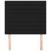 vidaXL Hoofdbord zwart 90x5x118/128 cm stof