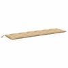 vidaXL Tuinbankkussen 200x50x7 cm stof gem&ecirc;leerd beige