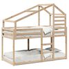 vidaXL Stapelbedframe zonder matras massief grenenhout 90x200 cm