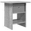 vidaXL Nachtkastje met lade Grijs Sonoma 41 x 40 x 45 cm Bewerkt hout