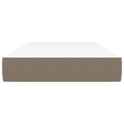 vidaXL Pocketveringmatras voor kinderen 80x160 cm stof taupe