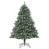 vidaXL Kunstkerstboom met standaard 240 cm PVC