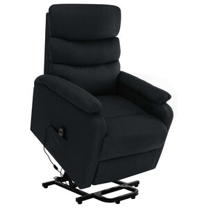 vidaXL Sta-op-massagestoel stof zwart